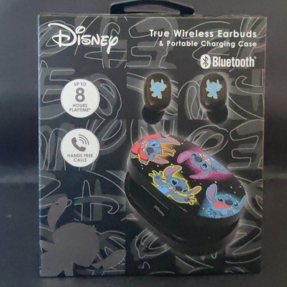 NIB Disney Stitch Bluetooth Earbuds
